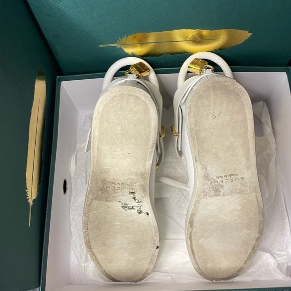 Buscemi 100MM | White Mens High Top Sneakers, Size 44(11) - Picture 6 of 6